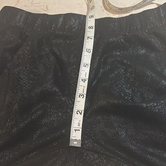 She + Sky black snakeskin pants SZ small - Picture 5 of 9